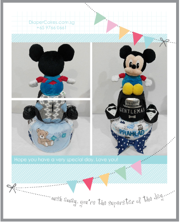 2Tier-DiaperCakesSingapore-BabyGifts-Boy-Mickey-Prahlad-3