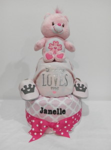 2Tier-DiaperCakesSingapore-BabyGifts-CareBear-Janelle-1