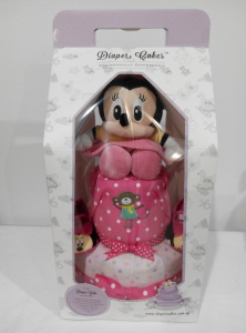 2Tier-DiaperCakesSingapore-BabyGifts-Girl-Minnie-3