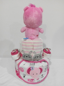 2Tier-DiaperCakesSingapore-BabyGifts-Girl-WonderBear-Chloe-2