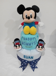 2Tier-DiaperCakesSingapore-BabyGifts-Mickey-Boy-Euan-1