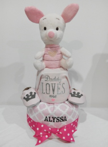 2Tier-DiaperCakesSingapore-BabyGifts-Piglet-Girl-Alyssa-1