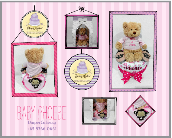 1Tier-DiaperCakesSingapore-BabyGifts-TeddyBear-Girl-Phoebe-5