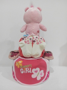 2Tier-DiaperCakesSingapore-BabyGifts-CareBear-Girl-Naiji-2
